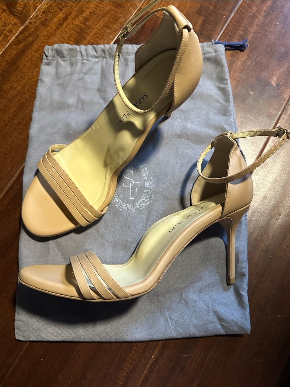 Sarah Flint Perfect Sandal 85 in Sand Calf